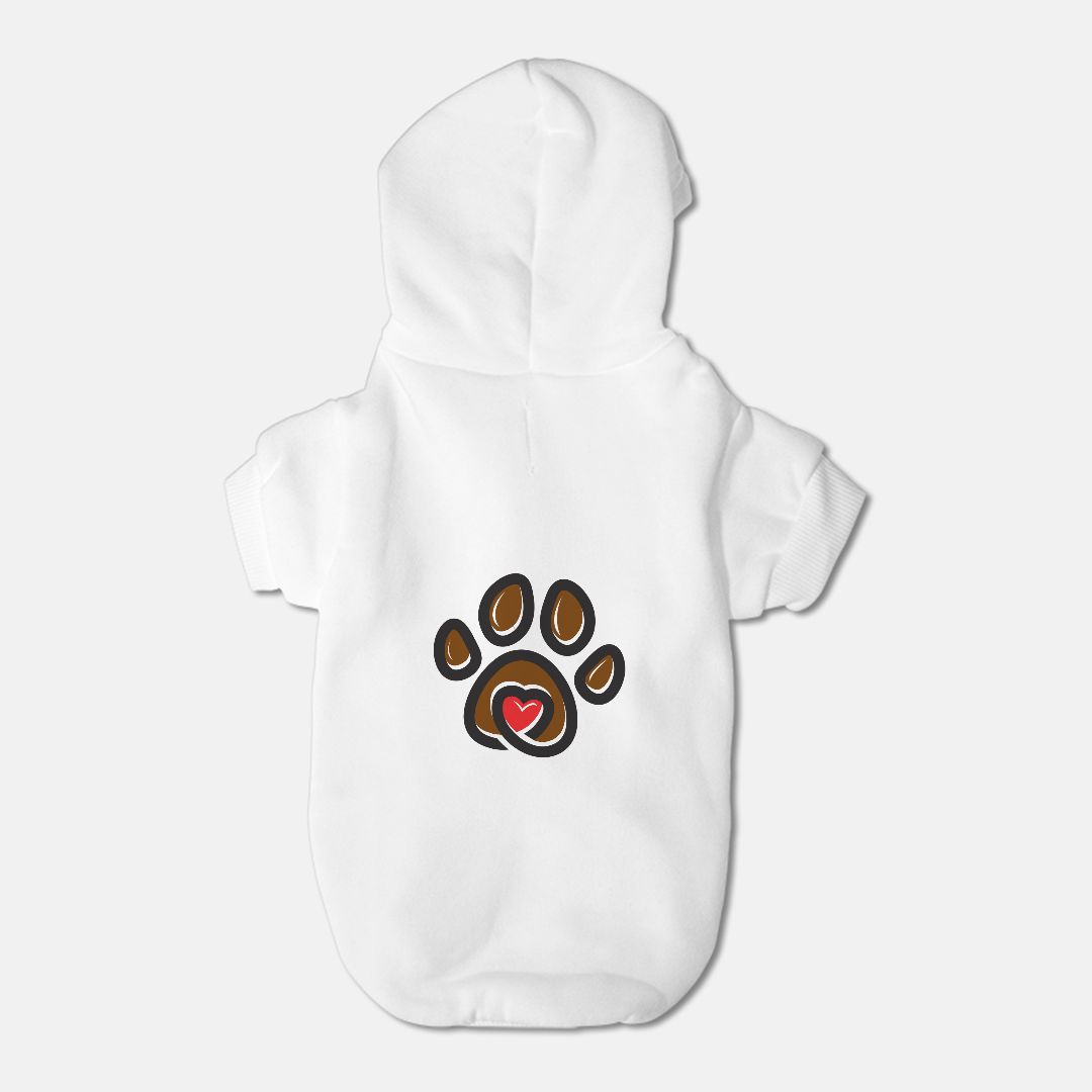 Rose Paws Brand Pet Hoodie - Small Breed
