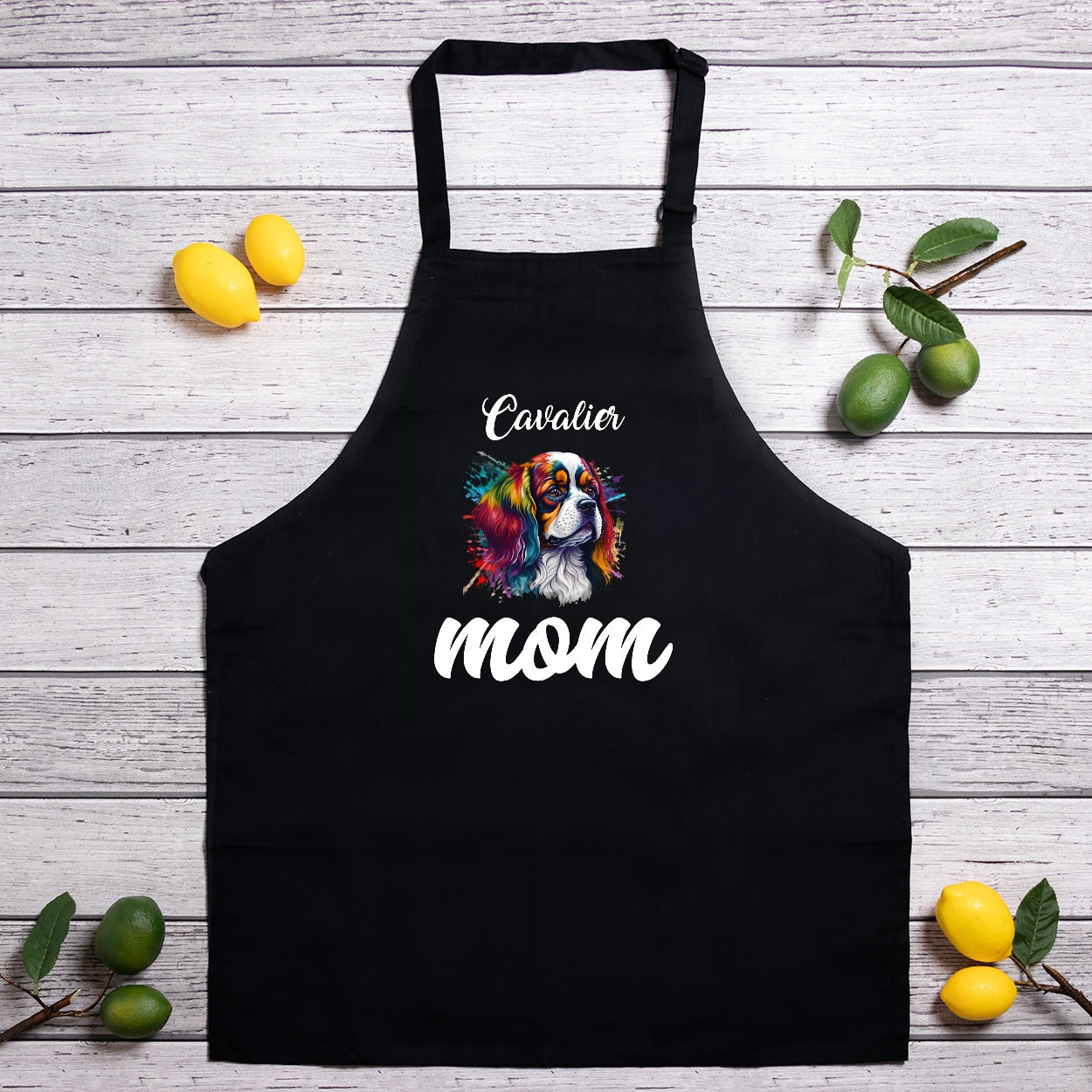 Cavalier Mom Apron (Full-Length)