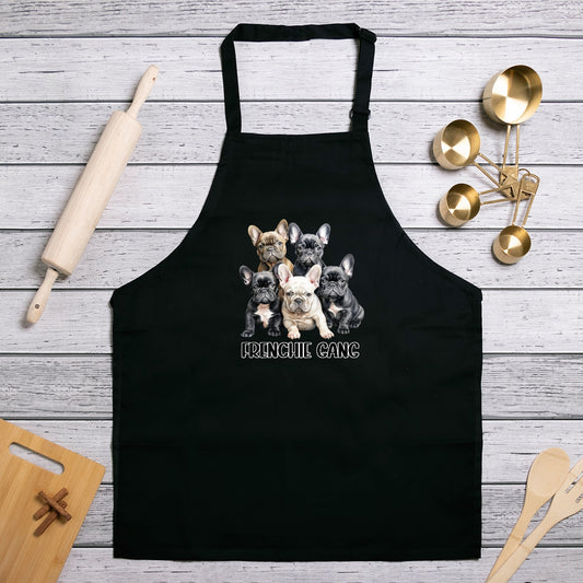 Frenchie Gang Full length apron