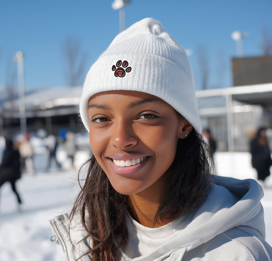 Rose Paws Logo Cuffed Beanie