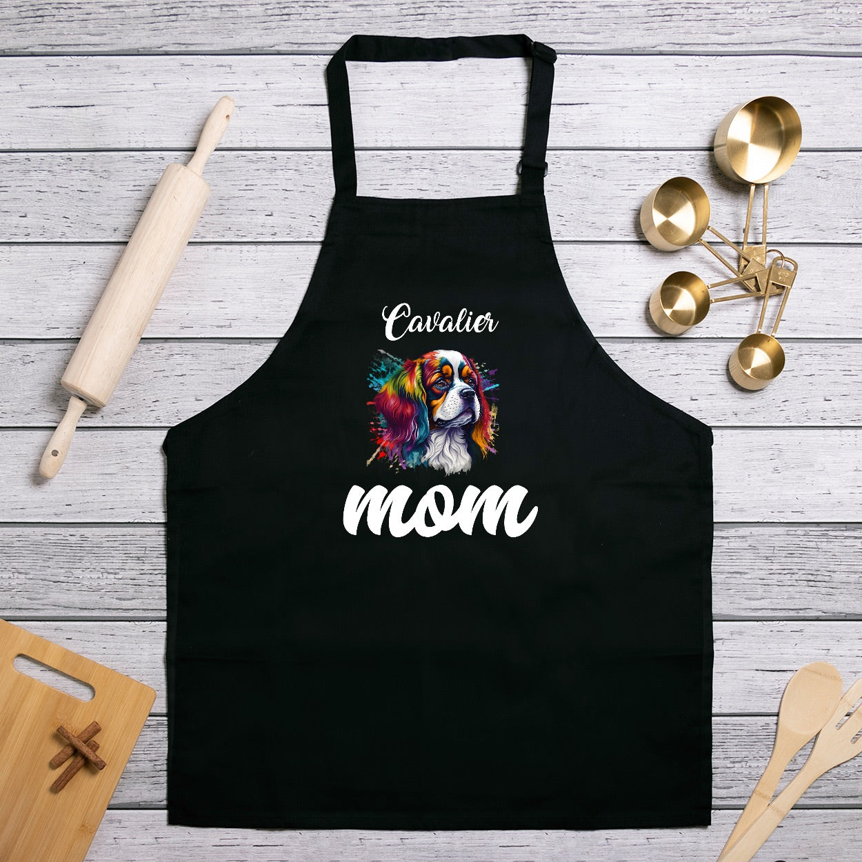 Cavalier Mom Apron (Full-Length)