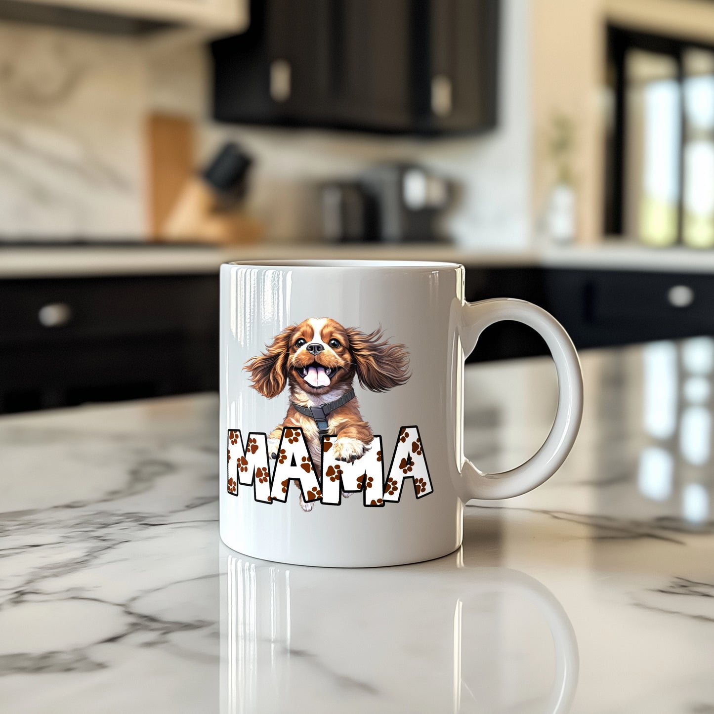 Cavalier Mama Glossy Mug